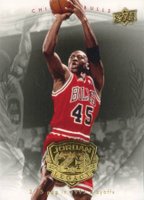 2009 Upper Deck Jordan Legacy Gold #77 Michael Jordan Basketball Card