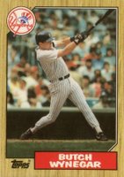 1987 Topps Tiffany #464 Butch Wynegar Baseball Card