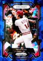 2024 Panini Prizm #267 Pete Rose Blue Ice Baseball Card