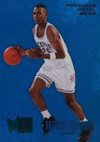 2013 Fleer Retro  #236 Anfernee Hardaway Metal Universe-Precious Metal Gem-Blue Basketball Card