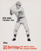 1968 Partridge Meats # Pete Rose Baseball Card