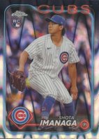 2024 Topps Chrome #121 Shota Imanaga Raywave Baseball Card