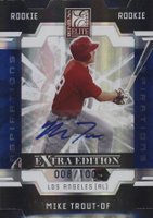 2009 Donruss Elite Extra Edition #57 Mike Trout Aspirations-Autograph Baseball Card