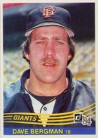 1984 Donruss #624 Dave Bergman Baseball Card