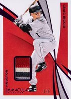 2021 Panini Immaculate Collection #32 Craig Biggio Pink Baseball Card