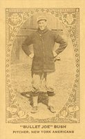 1922 Strip Card # Joe Bush Baseball Card