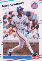 1988 Fleer #151 Darryl Strawberry Baseball Card