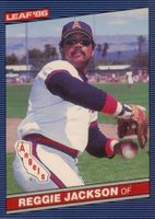 1986 Leaf #173 Reggie Jackson Baseball Card