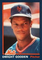 1985 N.Y. Mets Super Fan Club #5 Dwight Gooden Baseball Card