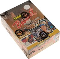 1987 Leaf #WPB Wax Pack Box 36 Packs Baseball Card