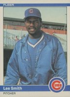 1984 Fleer #505 Lee Smith Baseball Card