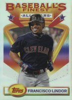 2020 Finest Flashbacks #115 Francisco Lindor Refractor Baseball Card