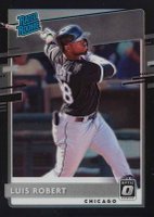 2020 Panini Donruss Optic #62 Luis Robert Black Baseball Card
