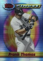 2021 Topps Finest Flashbacks #201 Frank Thomas Prism Refractor Baseball Card