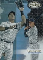 2017 Topps Gold Label #86 Aaron Judge Class 1-Black Baseball Card