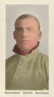 1910 Sporting Life # Henry Beckendorf Baseball Card