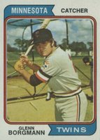1974 Topps #547 Glenn Borgmann Baseball Card