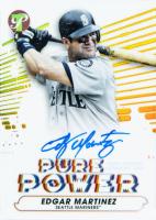 2022 Topps Pristine Pure Power Autographs #PPA-EM Edgar Martinez Gold Refractor Baseball Card