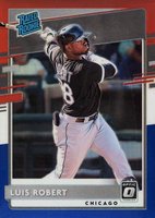 2020 Panini Donruss Optic #62 Luis Robert Red/White/Blue Baseball Card