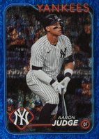 2024 Topps #99 Aaron Judge Blue Holofoil Baseball Card