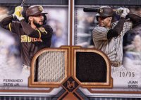 2023 Topps Museum Collection Dual Meaningful Materials Relics #TS Fernando Tatis Jr./Juan Soto Copper Baseball Card