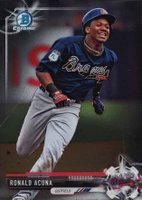 2017 Bowman Draft #BDC39 Ronald Acuna Chrome Baseball Card
