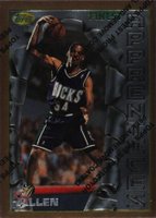 1996 Finest #22 Ray Allen w/Coating Basketball Card