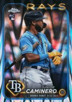 2024 Topps Chrome Update #USC193 Junior Caminero Raywave Refractor Baseball Card