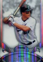2010 Bowman Sterling #17 Mike Stanton Refractor Baseball Card