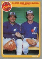 1985 Fleer #632 All-Star Game Winning Battery Baseball Card