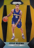 2017 Panini Prizm #283 Kyle Kuzma Gold Prizm Basketball Card