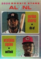 2020 Topps Heritage #54 Aristides Aquino/Yordan Alvarez Chrome-Refractor Baseball Card