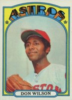 1972 Topps #20 Don Wilson Baseball Card