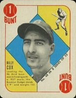 1951 Topps Blue Backs #48 Billy Cox Baseball Card