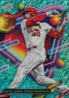 2023 Topps Cosmic Chrome #189 Willson Contreras Aqua Equinox Baseball Card