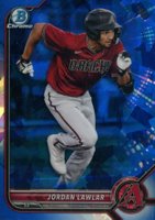2022 Bowman Chrome Sapphire Edition Prospects #BCP235 Jordan Lawlar Baseball Card