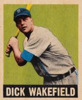 1948 Leaf #50 Dick Wakefield Baseball Card