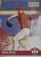 2018 Panini Diamond Kings #139 Shohei Ohtani Artist's Proof-Gold Baseball Card
