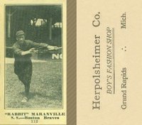 1916 Herpolsheimer Co. #112 Rabbit Maranville Baseball Card