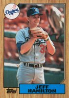 1987 Topps Tiffany #266 Jeff Hamilton Baseball Card