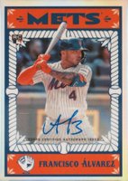 2023 Bowman Chrome Bowman Ascensions Autograph #BA10 Francisco Alvarez Baseball Card