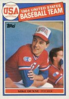 1985 Topps #395 Mike Dunne 84 USA Baseball Team Baseball Card
