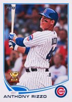 2013 Topps #44 Anthony Rizzo Batting Baseball Card