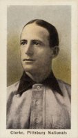 1910 Sporting Life # Fred Clarke Pittsburgh-Blue Back Baseball Card