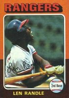 1975 Topps Mini #259 Len Randle Baseball Card