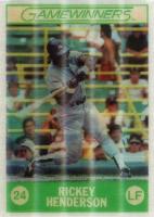 1988 Sportflics Gamewinners #8 Rickey Henderson Baseball Card