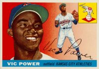 1955 Topps #30 Vic Power Baseball Card