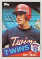 1985 Topps #356 Dave Meier Baseball Card