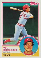 1983 Topps #34 Paul Householder Baseball Card