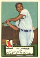 1952 Topps #23b Billy Goodman Black Back Baseball Card